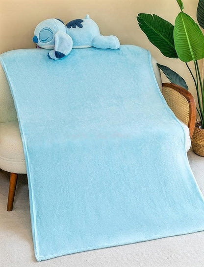 Stitch pliušinis žaislas, pagalvėlė ir pledas 3in1 dovana