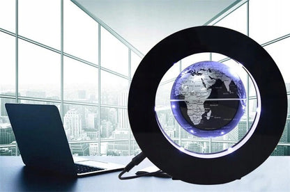 Šviečiantis magnetinis levituojantis gaublys (juodas)