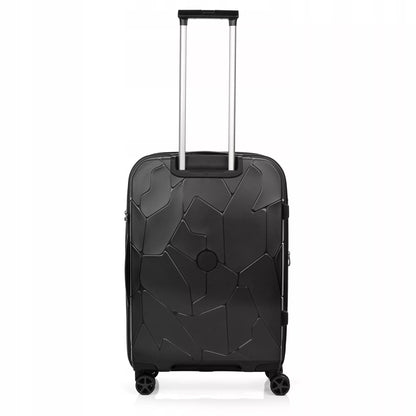 Tvirtas vidutinio dydžio lagaminas SwissBags Lava, 80 l