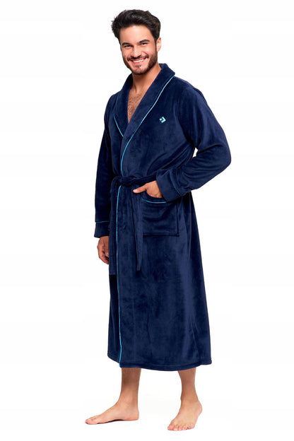 Vyriškas ilgas purus šiltas chalatas dovana vyrui MORA M