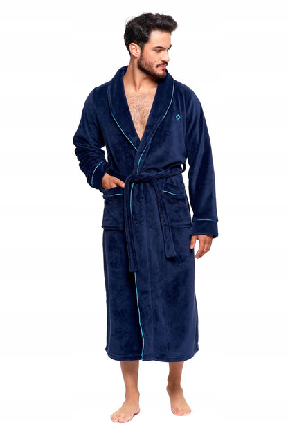 Vyriškas ilgas purus šiltas chalatas dovana vyrui MORA M