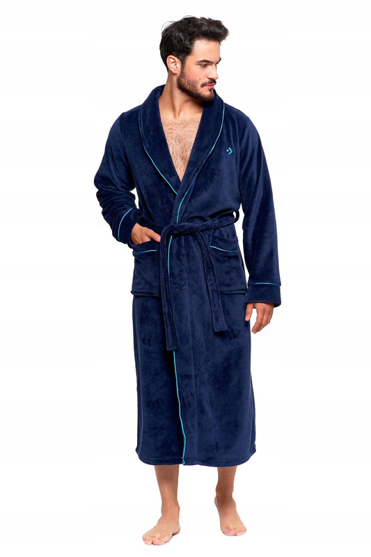 Vyriškas ilgas purus šiltas chalatas dovana vyrui MORA M