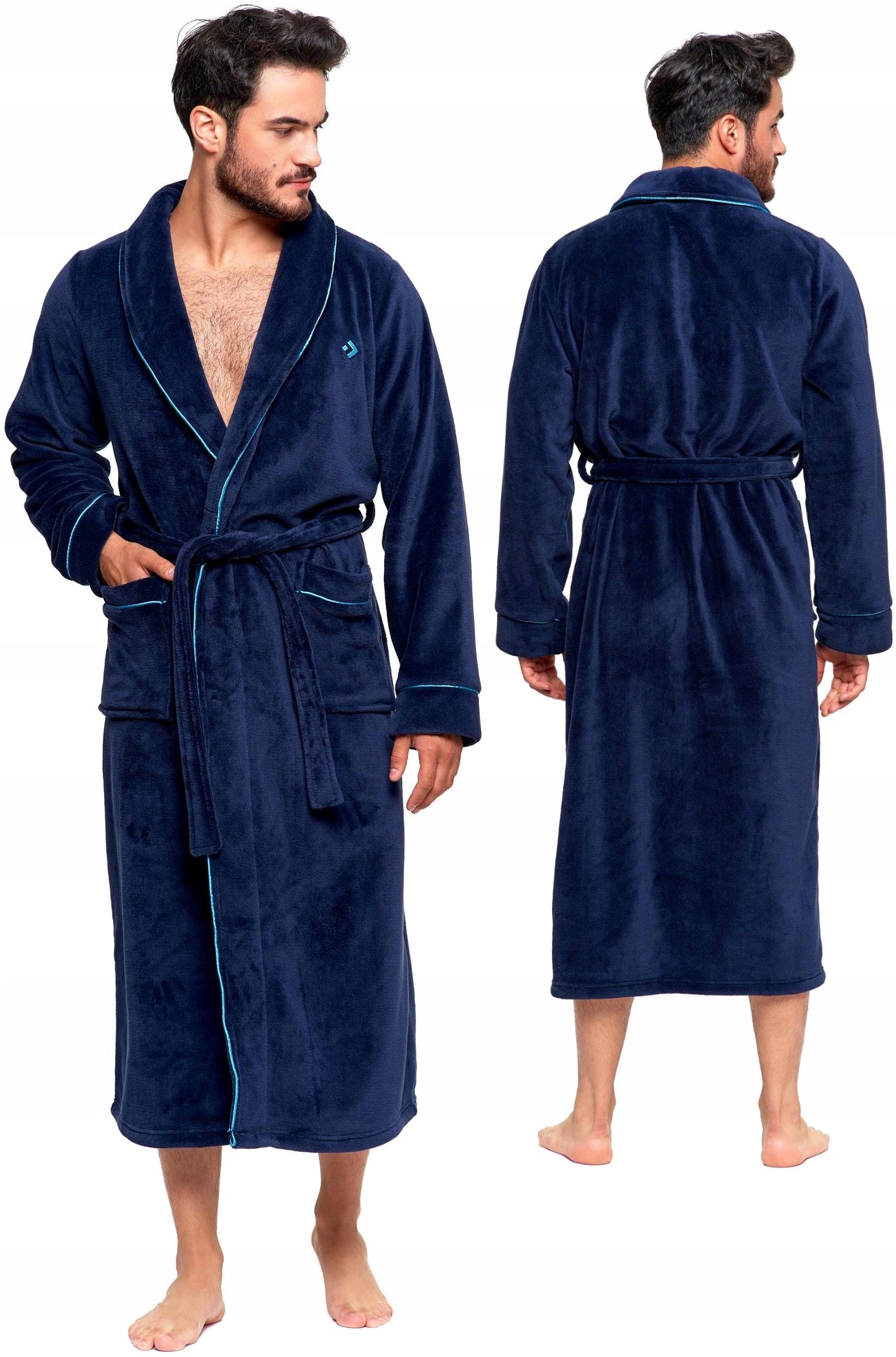 Vyriškas ilgas purus šiltas chalatas dovana vyrui MORA M