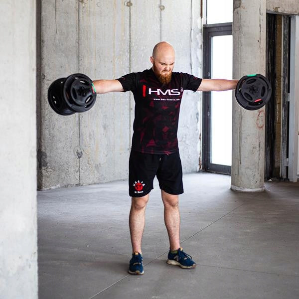 Kompozitinis hantelis 40 kg HMS (2 dalys) SG40