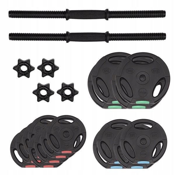 Kompozitinis hantelis 40 kg HMS (2 dalys) SG40