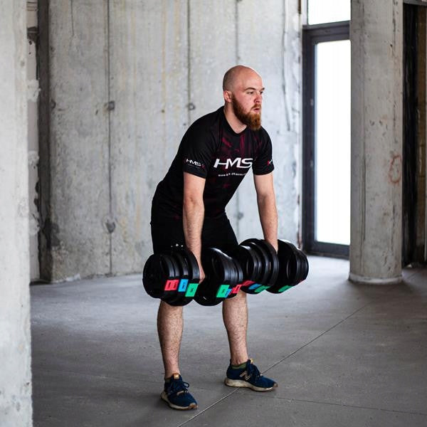 Kompozitinis hantelis 40 kg HMS (2 dalys) SG40