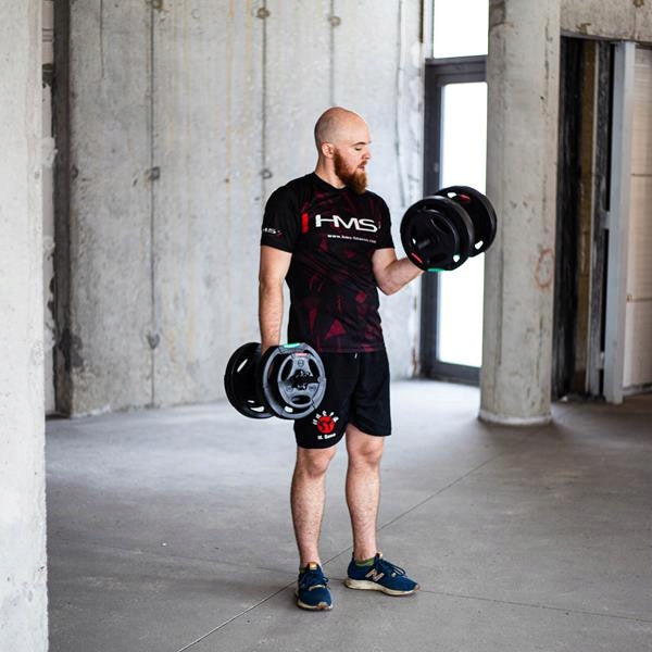 Kompozitinis hantelis 40 kg HMS (2 dalys) SG40