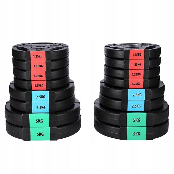 Kompozitinis hantelis 40 kg HMS (2 dalys) SG40