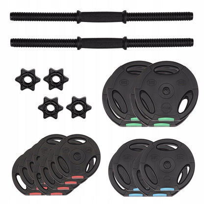 Kompozitinis hantelis 40 kg HMS (2 dalys) SG40