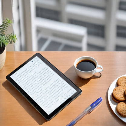 TABLETĖ ANDROID 10" LTE 4/128GB 8000 mAh WIFI GPS SIM KROVIKLIS STILIUS JUODA