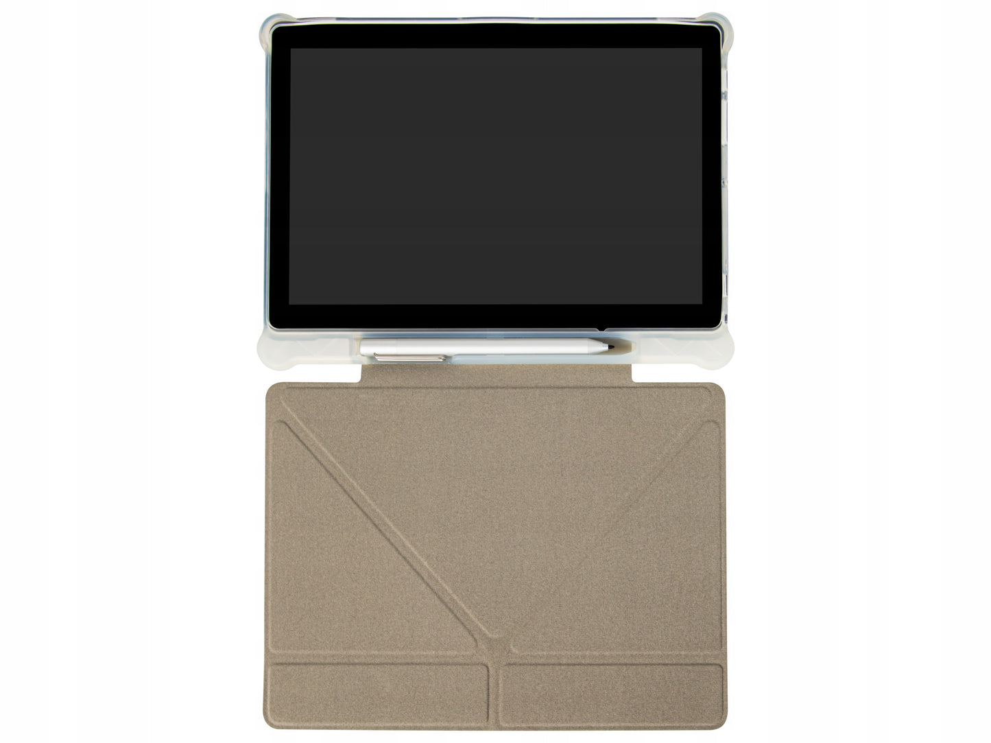 TABLETĖ ANDROID 10" LTE 4/128GB 8000 mAh WIFI GPS SIM KROVIKLIS STILIUS JUODA