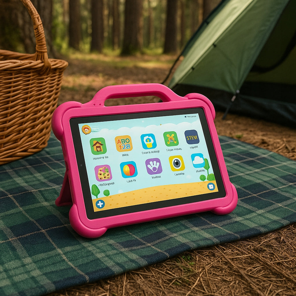 Planšetinis kompiuteris vaikams 10,1" LTE 4/64GB WiFi GPS dėklas edukacinis rinkinys dovana