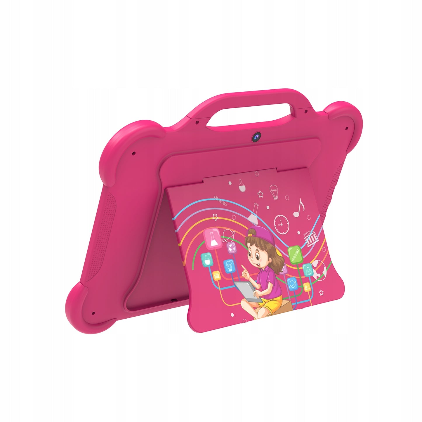 Planšetinis kompiuteris vaikams 10,1" LTE 4/64GB WiFi GPS dėklas edukacinis rinkinys dovana