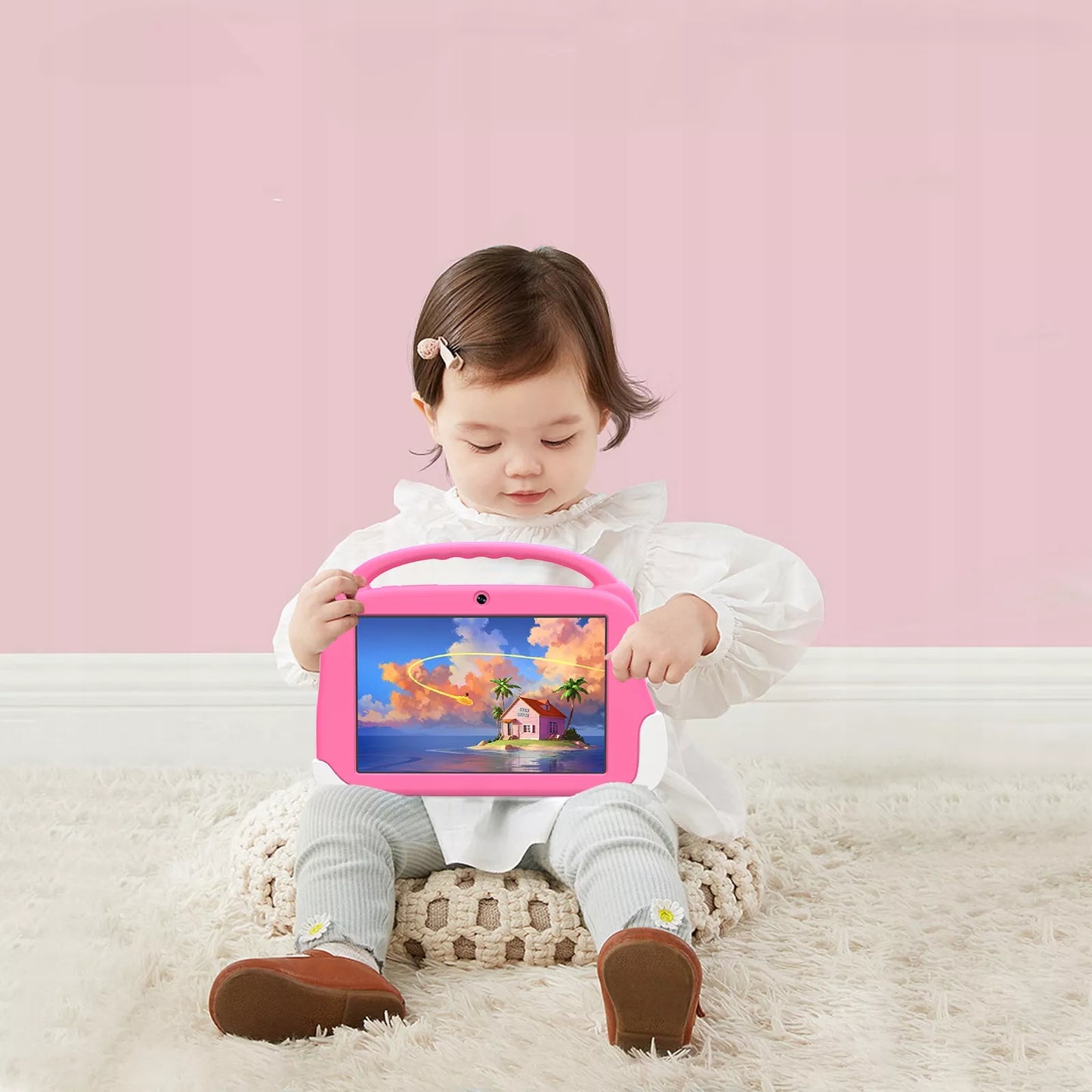 Planšetinis kompiuteris vaikams 8" 4G LTE 4/64GB WiFi GPS Dėklas Edukacinis