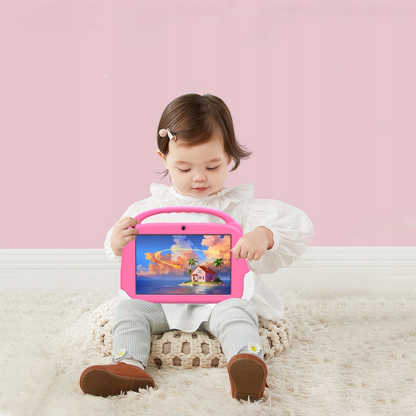 Planšetinis kompiuteris vaikams 8" 4G LTE 4/64GB WiFi GPS Dėklas Edukacinis rinkinys Dovana