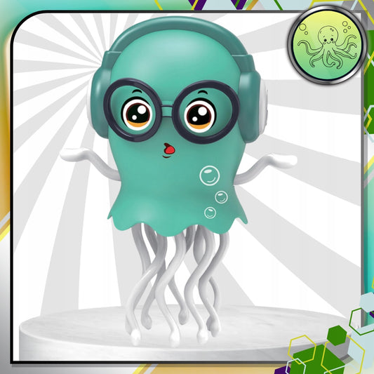 ŠOKANTI INTERAKTYVI ŽAISLINĖ AŠTUONKOJĖ vaikams, šviečianti, virusinė (squid VIRAL)