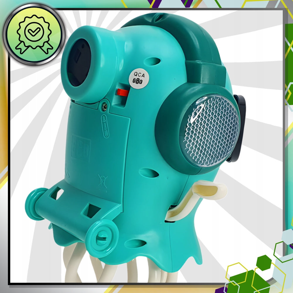 ŠOKANTI INTERAKTYVI ŽAISLINĖ AŠTUONKOJĖ vaikams, šviečianti, virusinė (squid VIRAL)