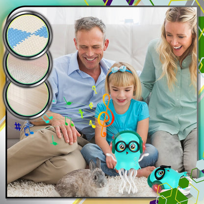 ŠOKANTI INTERAKTYVI ŽAISLINĖ AŠTUONKOJĖ vaikams, šviečianti, virusinė (squid VIRAL)