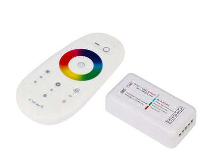 LED juosta RGBW Šiltai balta Šaltai balta Rinkinys 5m Su pulteliu Maitinimo blokas 5050 12V CE