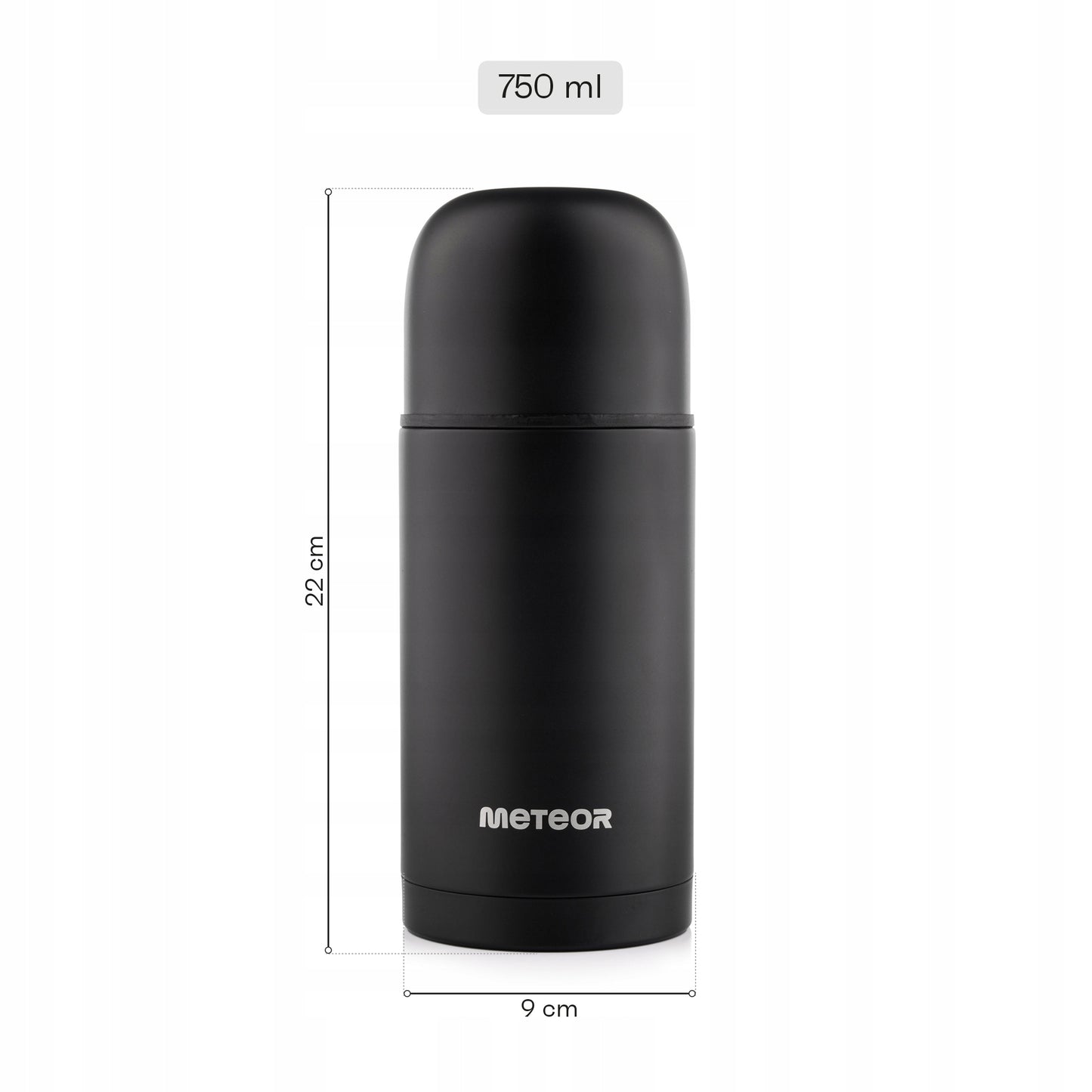 TERMOSAS KAVAI ARBATAi, GĖRIMAMS TURISTINIS VAKUUMINIS 750 ml 2 puodeliai iki 24 val.