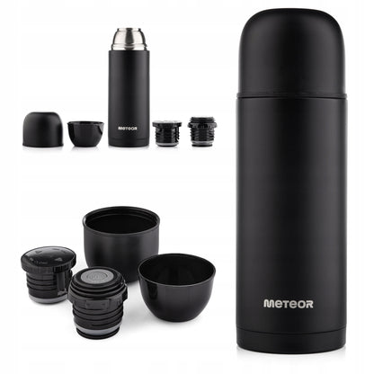 TERMOSAS KAVAI ARBATAi, GĖRIMAMS TURISTINIS VAKUUMINIS 750 ml 2 puodeliai iki 24 val.