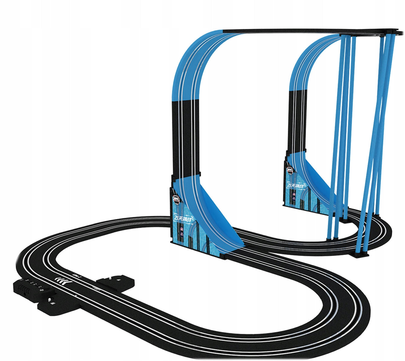 Lenktynių automobilių trasos rinkinys, trasos, nusileidimo takas AUDI 6M