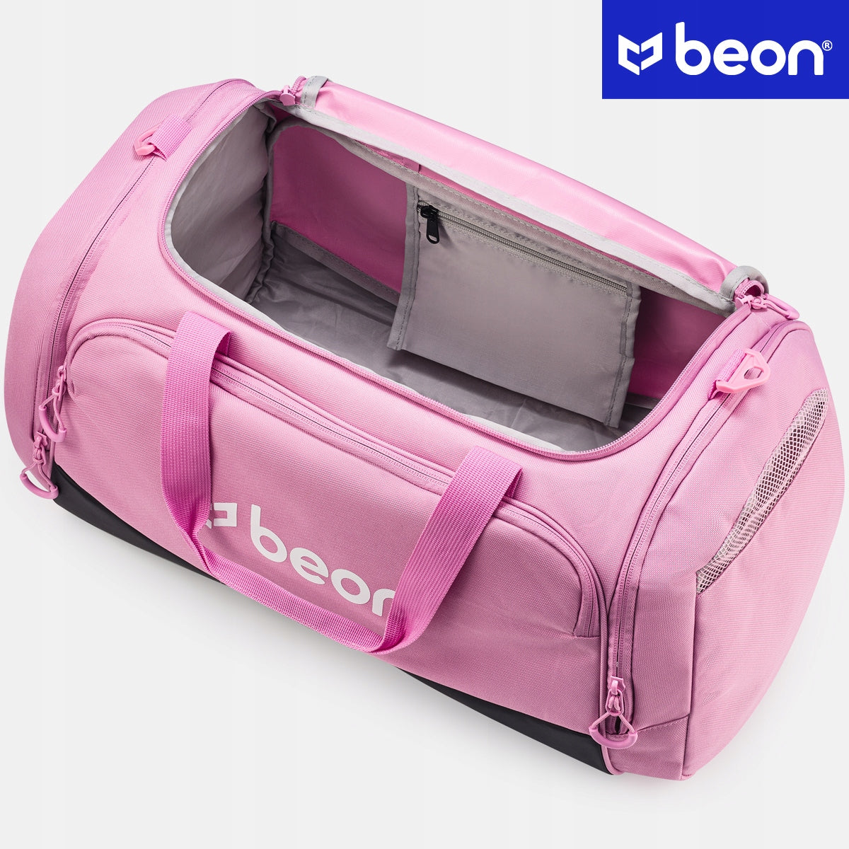 Moteriška sportinė rankinė treniruotėms ir fitnesui į sporto salę, per petį BEON Premium