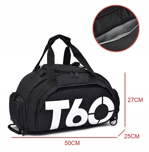 Sportinis treniruočių krepšys 2 viename, vyriškas, moteriškas, rankinė ant peties, kuprinė sporto salei, baseinui