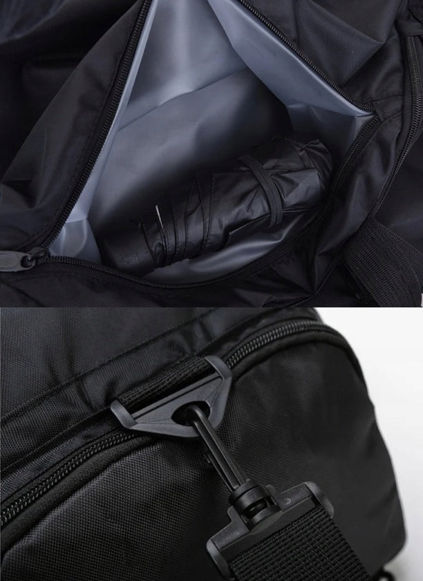 Sportinis treniruočių krepšys 2 viename, vyriškas, moteriškas, rankinė ant peties, kuprinė sporto salei, baseinui