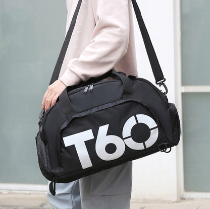 Sportinis treniruočių krepšys 2 viename, vyriškas, moteriškas, rankinė ant peties, kuprinė sporto salei, baseinui