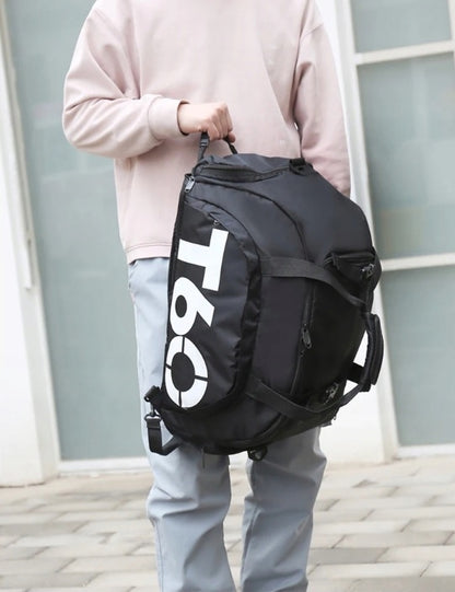 Sportinis treniruočių krepšys 2 viename, vyriškas, moteriškas, rankinė ant peties, kuprinė sporto salei, baseinui