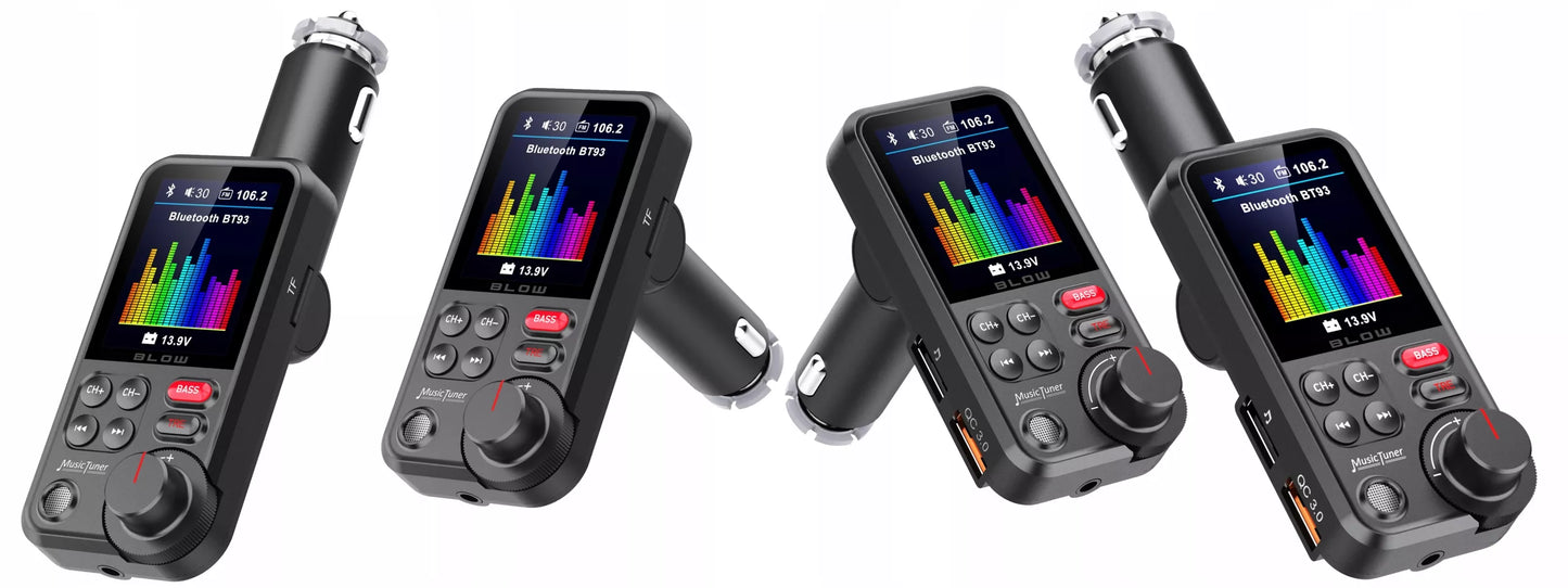 Automobilinis Bluetooth FM moduliatorius