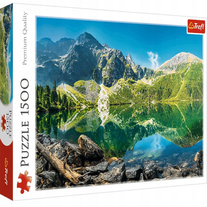Dėlionė Ežeras Morskie Oko Tatrų 1500 detalių 26167 TREFL