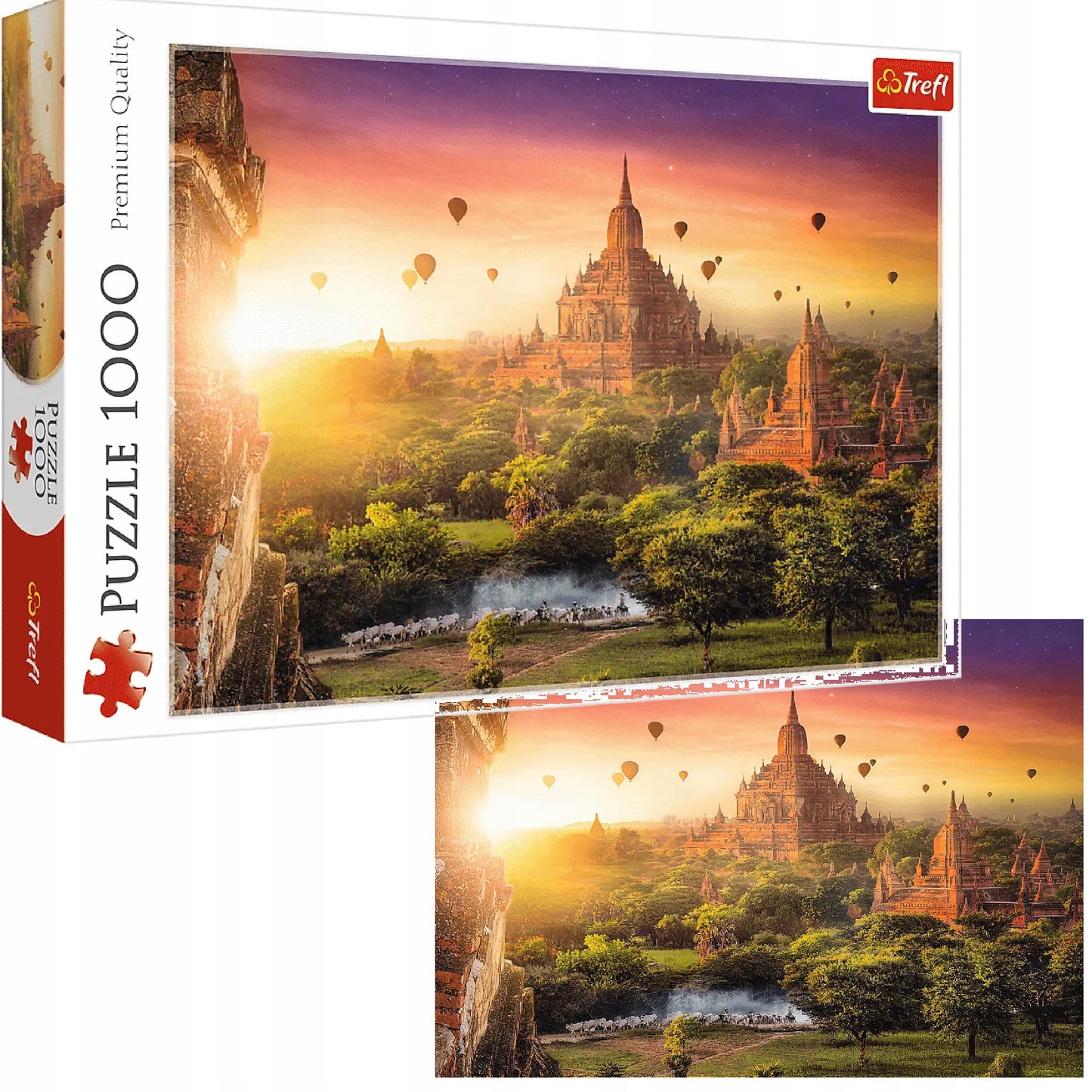 TREFL Dėlionė 1000 elementų Senovės šventykla Birma NAUJA