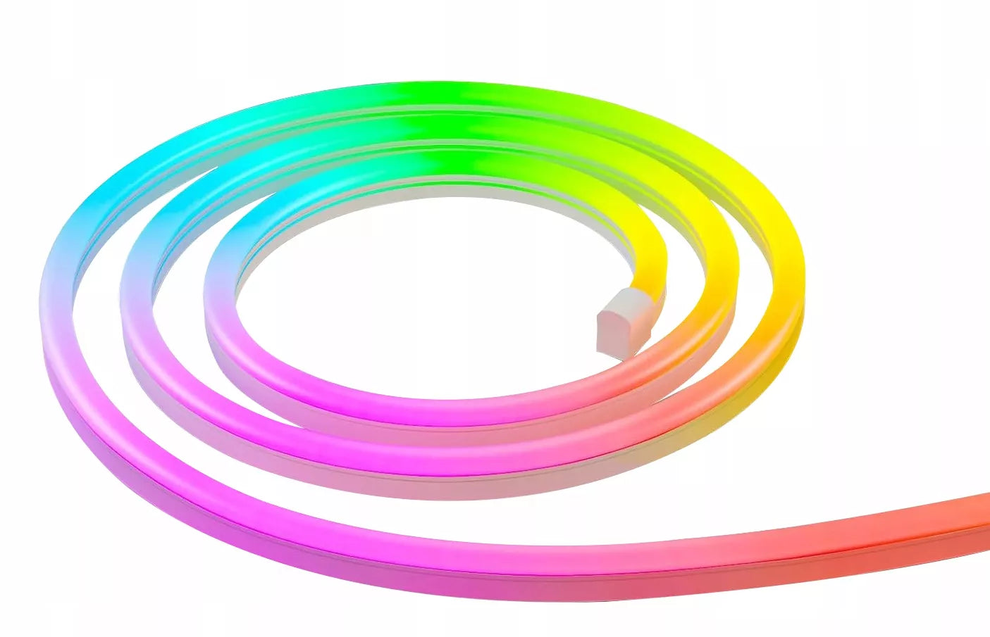 RGB LED juosta 5 m – USB 5V, vandeniui atspari, su pulteliu