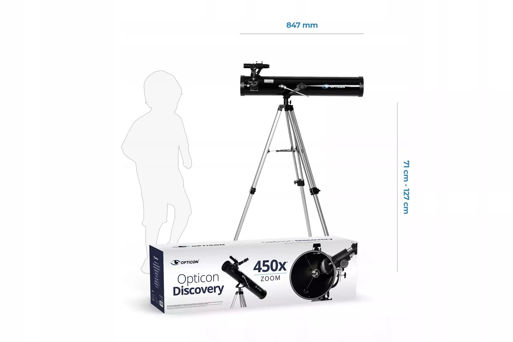 Teleskopas OPTICON Discovery – skirtas planetų ir žvaigždžių stebėjimui