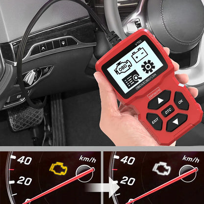 Diagnostinis skaitytuvas OBD2 CAN VIN BMW su ekranu