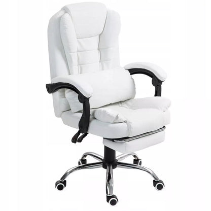 Biuro kėdė su pakoju (balta)