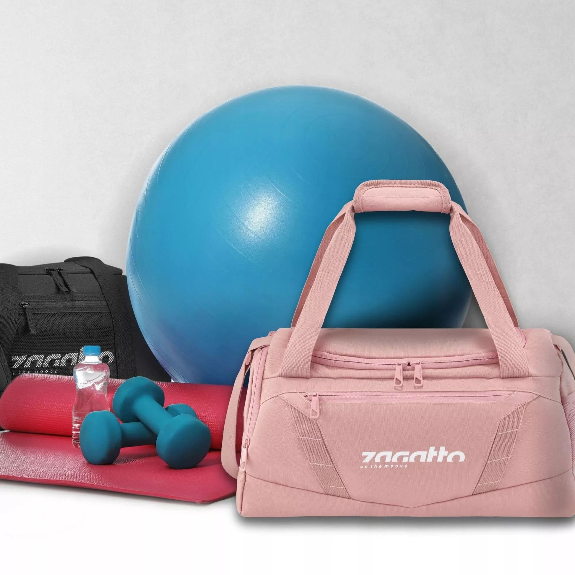 Moterims sportinė rankinė į sporto salę, treniruotėms, kelioninė rankinė ant peties ZAGATTO