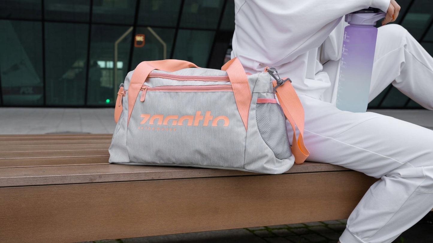 Moteriškas sportinis krepšys treniruotėms, kelionėms, sporto salei, rankinė ant peties 20l ZAGATTO