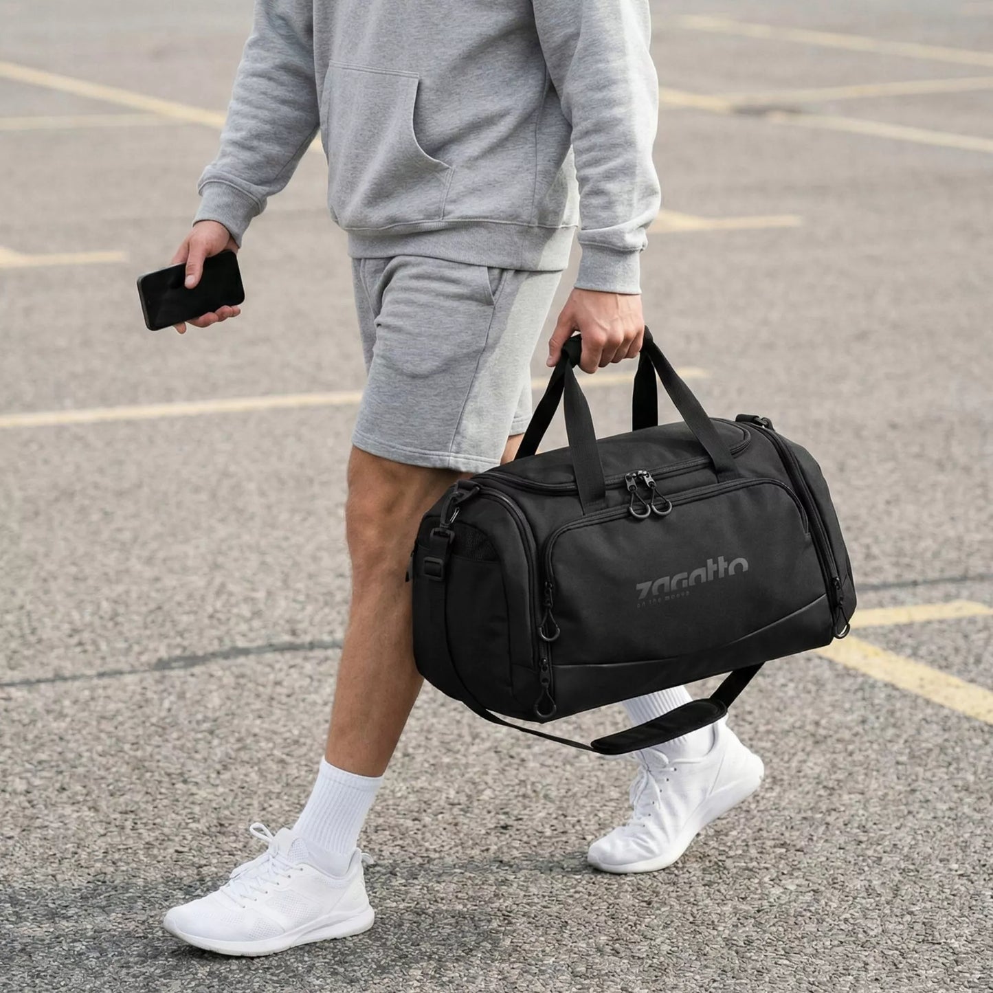 Sportinis kelioninis fitneso krepšys vyrams ir moterims, skirtas sporto salei ir treniruotėms
