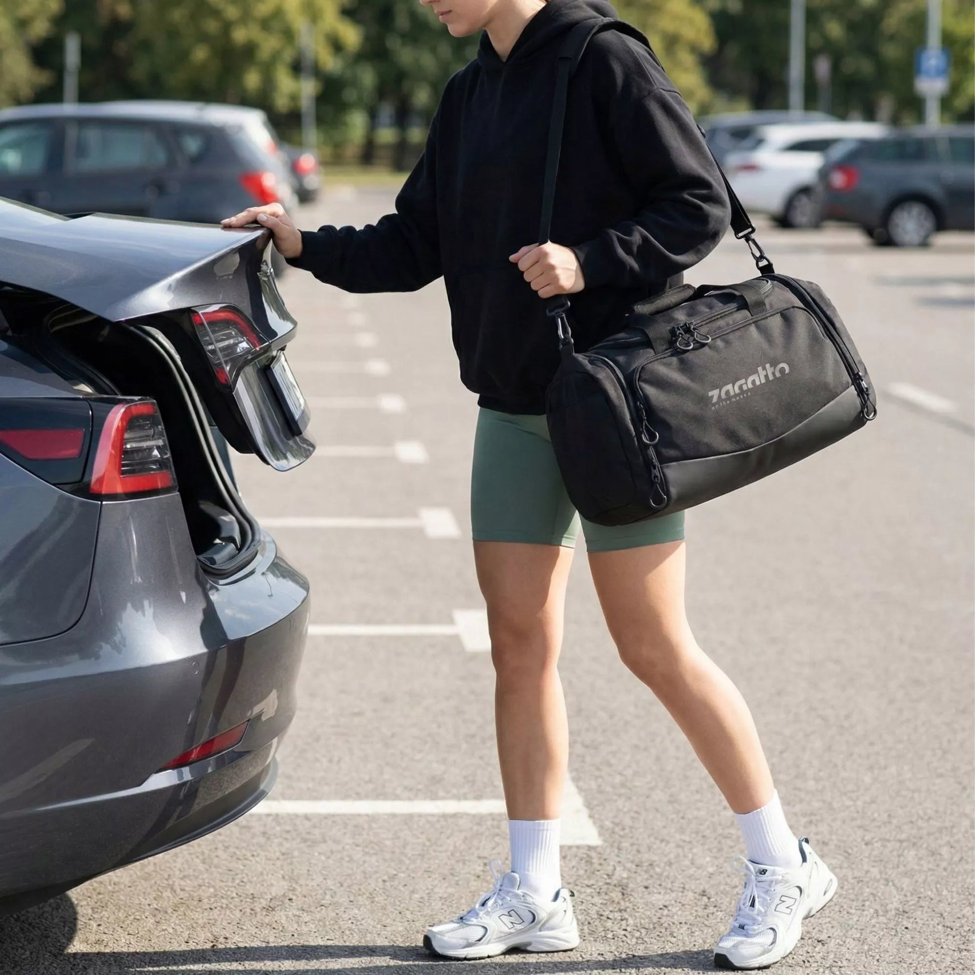 Sportinis kelioninis fitneso krepšys vyrams ir moterims, skirtas sporto salei ir treniruotėms