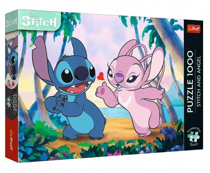 Trefl - Dėlionė 1000 dalių - Stitch ir Angel - 12079