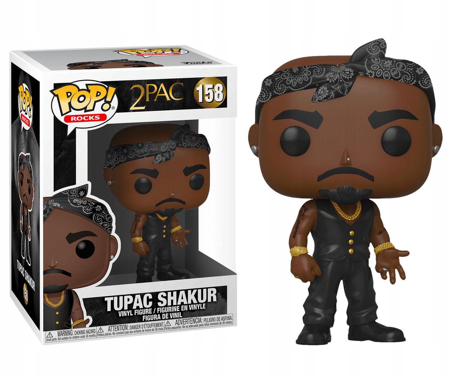 Tupac Funko POP! 158 2PAC 2 PAC Figurėlė