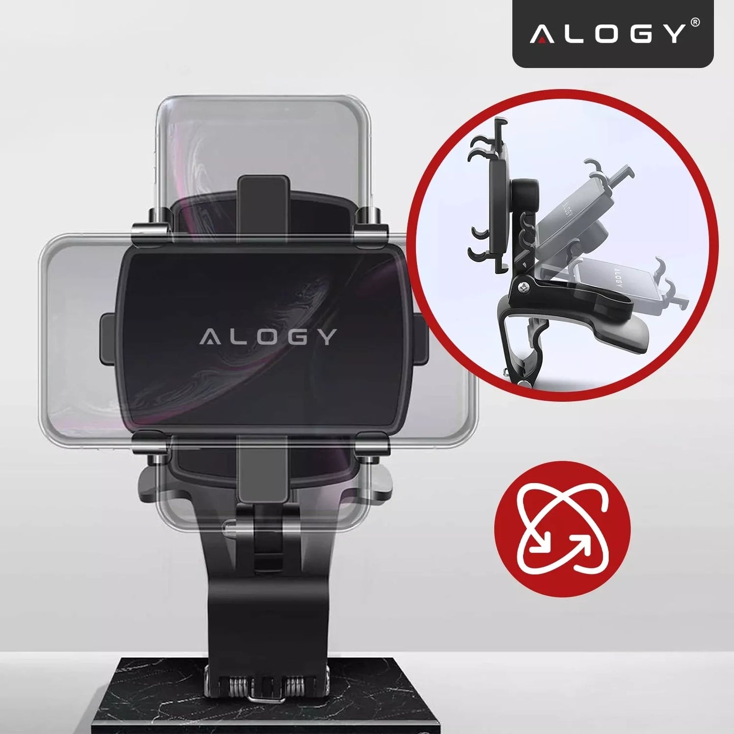 Automobilinis telefono laikiklis, stovas