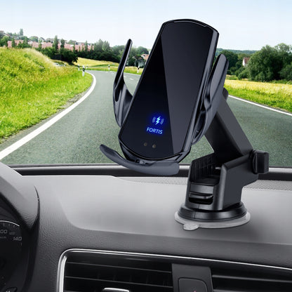 Automobilinis laikiklis su 15W indukcine įkrove telefonui