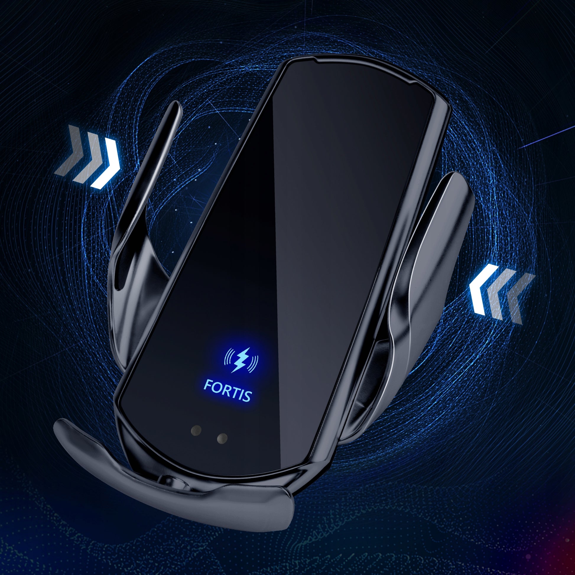 Automobilinis laikiklis su 15W indukcine įkrove telefonui