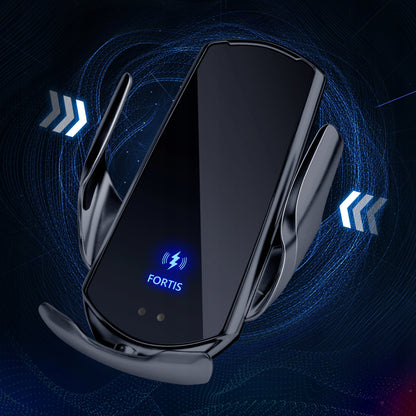 Automobilinis laikiklis su 15W indukcine įkrove telefonui