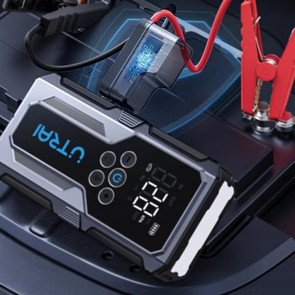 Starteris + kompresorius JUMP STARTER POWERBANK AKUMULIATORIAUS paleidimo įtaisas