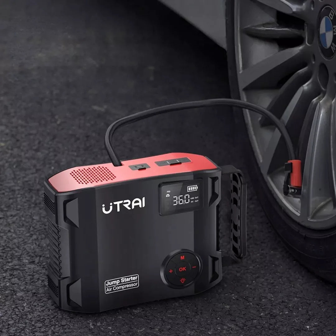 UTRAI JS-5 12V – užvedimo ir krovimo įrenginys / Powerbank, 2000A–6000A